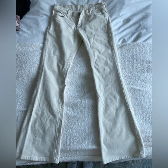 Brandy Melville corduroy white pants - Picture 4 of 7